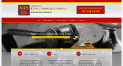 Desktop Screenshot of krs-law.com